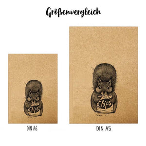 Notizbuch „Chipseichhörnchen “