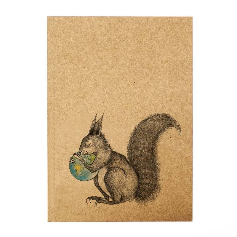 Notizbuch „Eichhörnchen Welt“